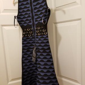 Herve Leger, Size XS, Blue & Black